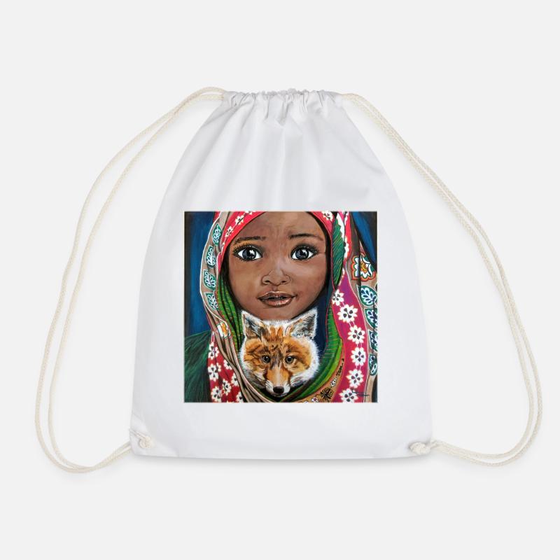 Innocence 1 - Drawstring Bag - white