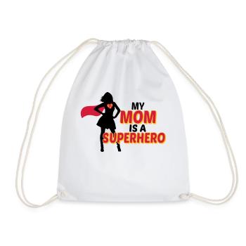 My mom is a Superhero - Sac de sport léger - blanc - Devant