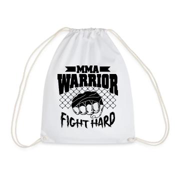 Mma Warrior Mixed Martial Arts idée cadeau - Sac de sport léger - blanc - Devant