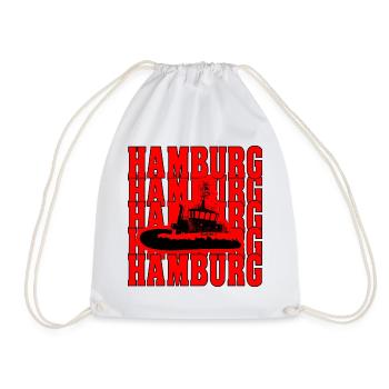 Hambourg Bugsier 7 - Sac de sport léger - blanc - Devant