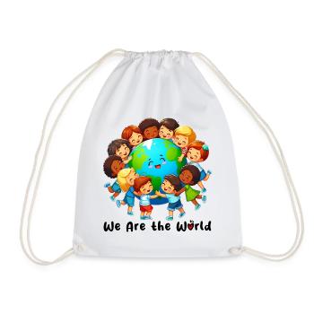 Nous sommes le monde - Sac de sport léger - blanc - Devant