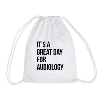 Audiologie Audiologie Audiologie - Sac de sport léger - blanc - Devant