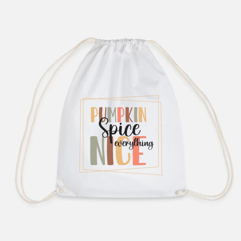 Pumpkin spice - Turnbeutel - Weiß