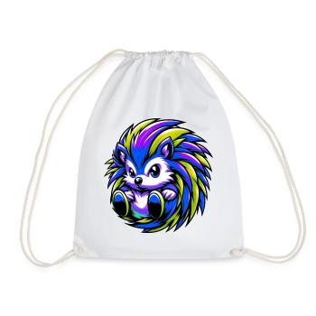 Hérisson - Sac de sport léger - blanc - Devant