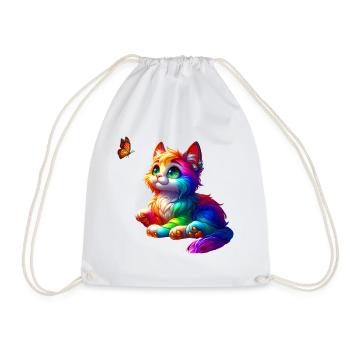 Chats (02) - Sac de sport léger - blanc - Devant