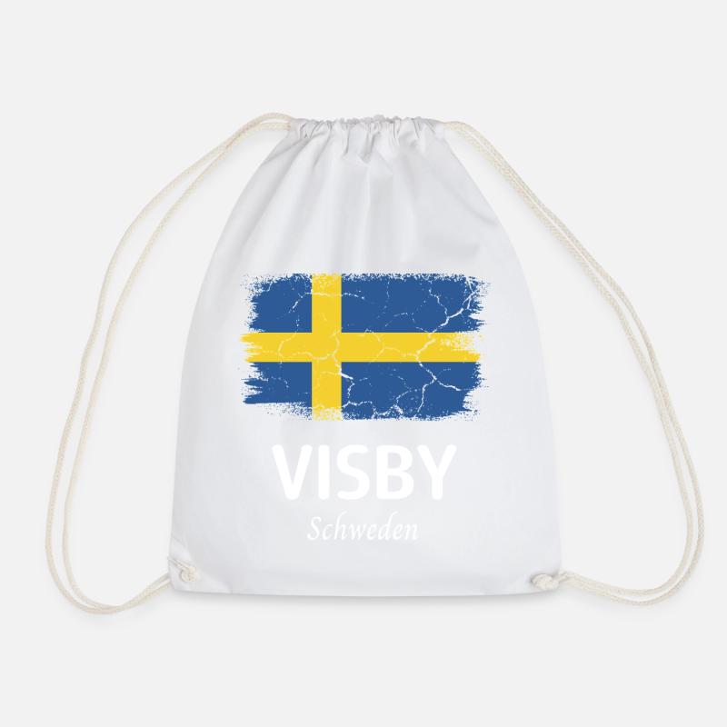 Visby - Turnbeutel - Weiß