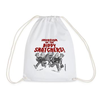 Invasion of the Biddy Snatchers - Drawstring Bag - white - Front