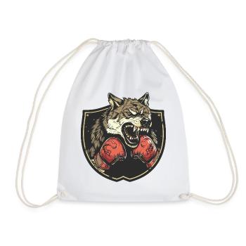 Wolf Boxer MMA - Sac de sport léger - blanc - Devant