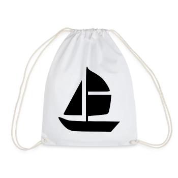 Sailboat Sailing Ship Sailing Gift - Drawstring Bag - white - Front