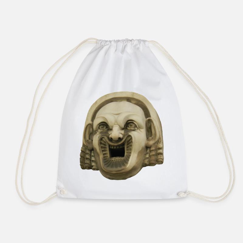 Masque de Pierre Rieur - Sac de sport léger - blanc