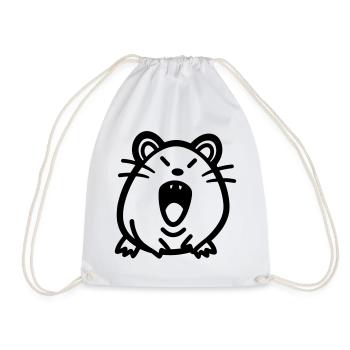 souris - Sac de sport léger - blanc - Devant