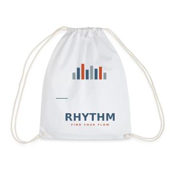 rhythm_design - Turnbeutel - Weiß - Vorne