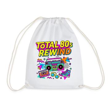 Total 80s Rewind - Turnbeutel - Weiß - Vorne