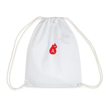 Groupe sanguin rhésus facteur A idée de cadeau négative - Sac de sport léger - blanc - Devant