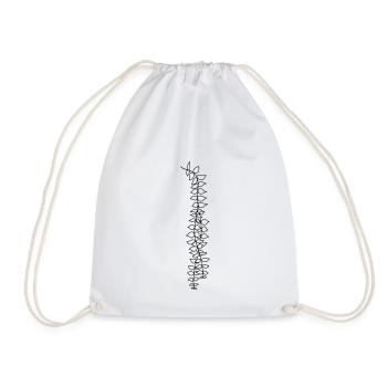 Hanging plant 2 - Drawstring Bag - white - Front