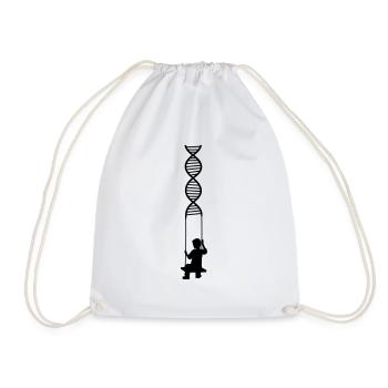rock adn gene dns recherche biologie apprentissage ge - Sac de sport léger - blanc - Devant