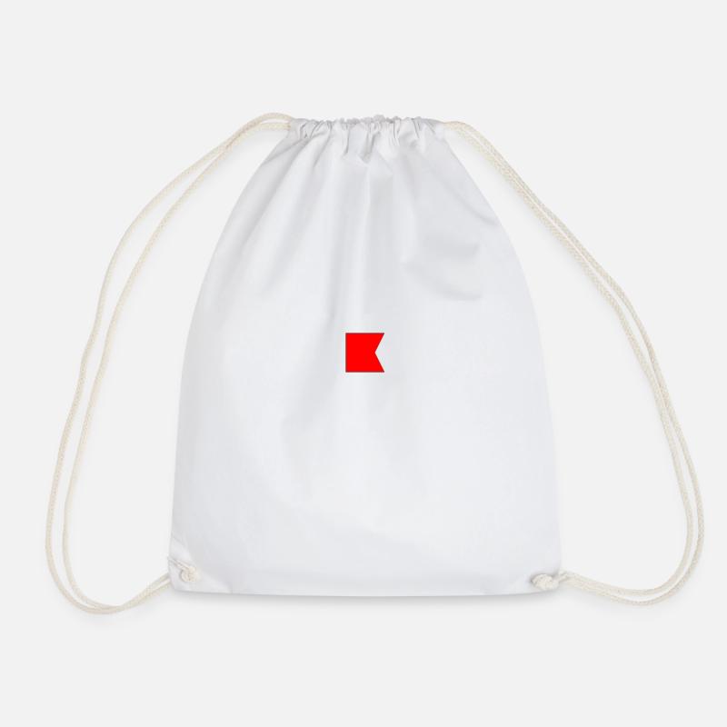 well done - Drawstring Bag - white