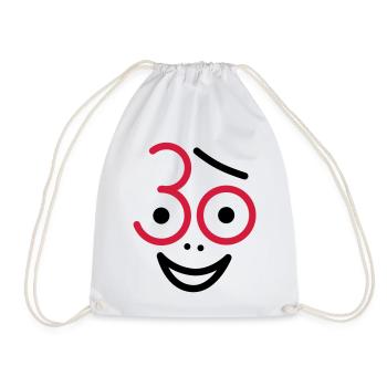 Juhu 30 years! - Drawstring Bag - white - Front