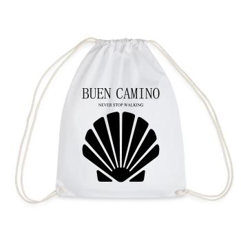 Buen Camino n’arrête jamais de marcher - Sac de sport léger - blanc - Devant