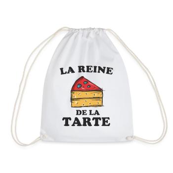 La Reine de la tarte - Sac de sport léger - blanc - Devant