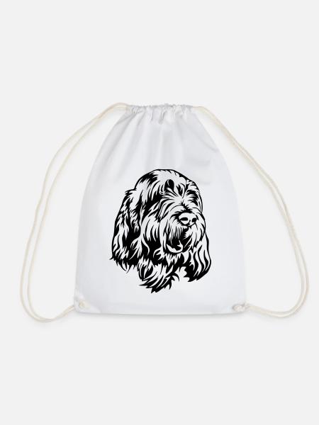 Spinone Italiano Kopf - Turnbeutel - Weiß