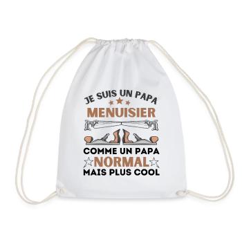 PAPA MENUISIER NORMAL - Sac de sport léger - blanc - Devant