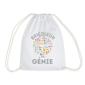 Bricoleur de génie - Sac de sport léger - blanc - Devant