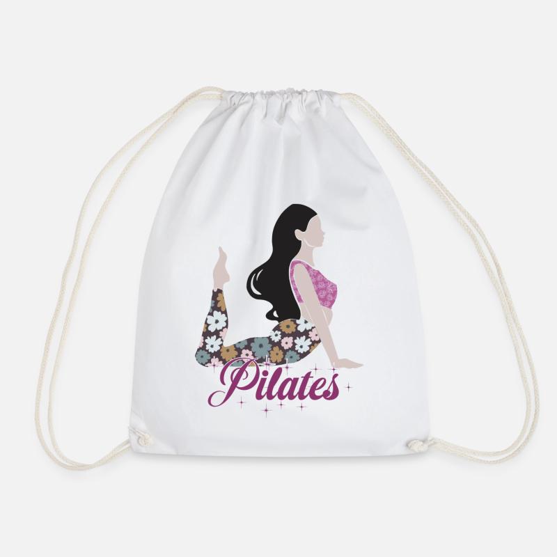 PILATES - Drawstring Bag - white