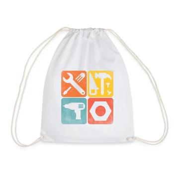 Outils - Sac de sport léger - blanc - Devant