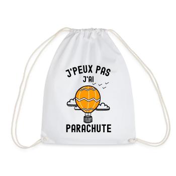 Orbe Orange Zigzag Géométrique - Sac de sport léger - blanc - Devant