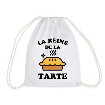 La reine de la tarte 1 - Sac de sport léger - blanc - Devant