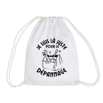 Je suis là juste pour le dépannage bricoleur - Sac de sport léger - blanc - Devant