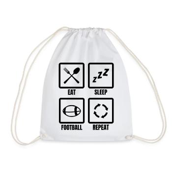 Routine de football américain - Sac de sport léger - blanc - Devant
