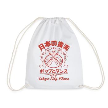 Tokyo City Plaza Pop and Dance - Drawstring Bag - white - Front