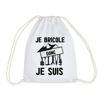 Outils Suspendus Atelier Bricolage Maison - Sac de sport léger - blanc - Devant