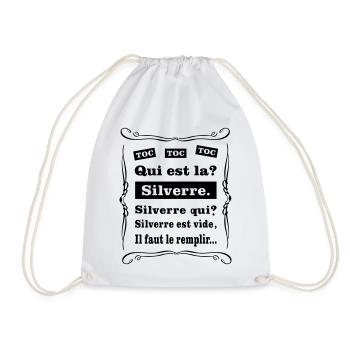 Knock knock knock - Drawstring Bag - white - Front