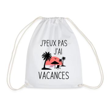 Coucher de Soleil Palmier - Sac de sport léger - blanc - Devant