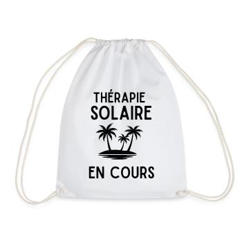 Therapie Solaire en Cours Palmier - Sac de sport léger - blanc - Devant