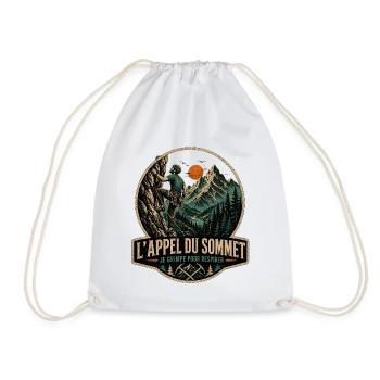 Appel du Sommet Grimpeur - Sac de sport léger - blanc - Devant