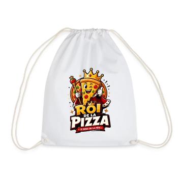 Roi de la Pizza - Sac de sport léger - blanc - Devant