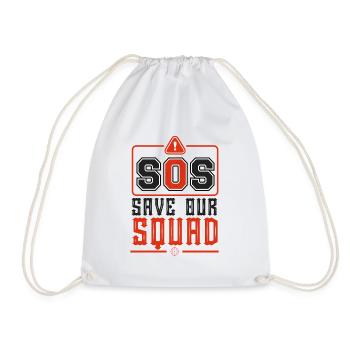 SOS Sauvez Notre Équipe - Sac de sport léger - blanc - Devant