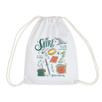 Le Seigneur Des Anneaux Essentiels Collage Comté - Sac de sport léger - blanc - Devant