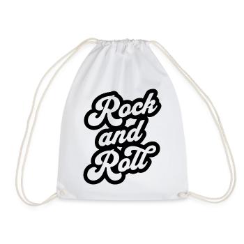 Rock 'n' Roll - Turnbeutel - Weiß - Vorne