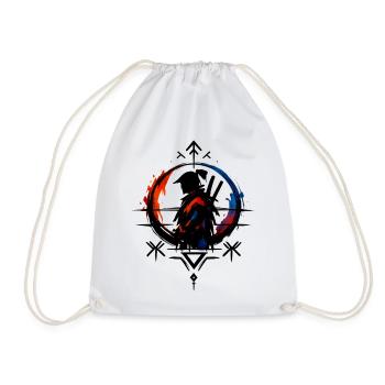 Roue des couleurs du pouvoir - Sac de sport léger - blanc - Devant