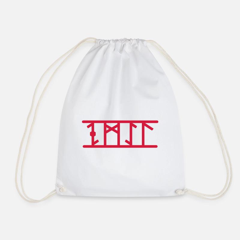 Emil - Drawstring Bag - white