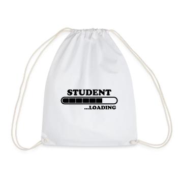 Student Spruch Uni Universität Student Geschenk - Turnbeutel - Weiß - Vorne