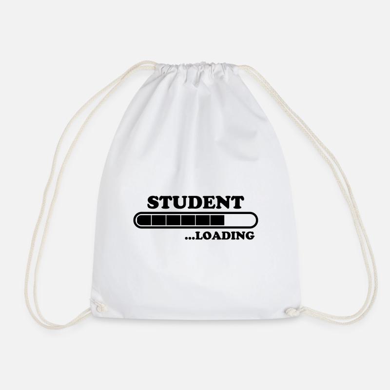 Student Spruch Uni Universität Student Geschenk - Turnbeutel - Weiß