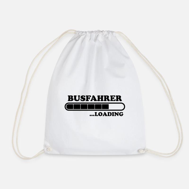 Busfahrer Spruch Beruf Lustiges Busfahrer Geschenk - Turnbeutel - Weiß
