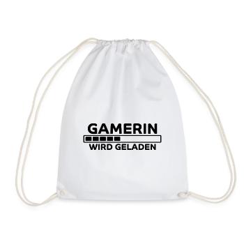 Gamerin Spruch Videospiel Sprüche Gamerin Geschenk - Turnbeutel - Weiß - Vorne