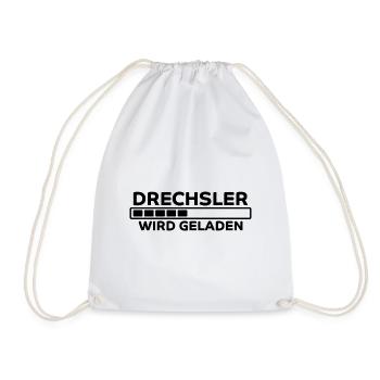Drechsler Spruch Job Lustiges Drechsler Geschenk - Turnbeutel - Weiß - Vorne